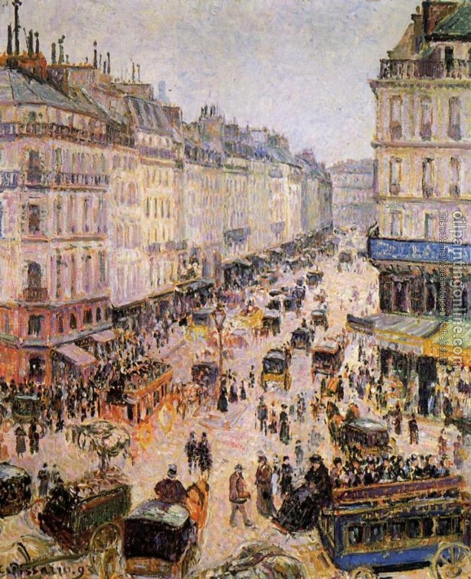 Pissarro, Camille - Rue Saint-Lazare